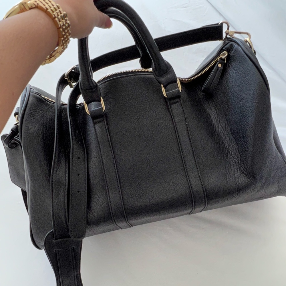 Vegan Leather Duffle Bag